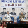 Bedah buku "Metode Penelitian dan Teori Hukum" dan "Kumpulan Keterangan Ahli Hukum Pidana" yang ditulis Ketua KY Abdul Chair Ramadhan di Auditorium KY, Jakarta, Senin (28/9/2026).