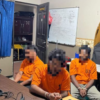 Tiga orang yang diamankan terkait dugaan kepemilikan dan peredaran amunisi ilegal oleh Satgas Operasi Damai Cartenz 2026 di Timika, Kabupaten Mimika, Papua Tengah.