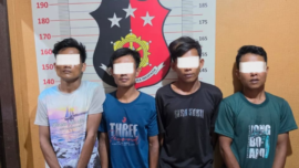Empat Orang Diamankan dalam Kasus Pencurian Berondolan Sawit di Lubuk Batang
