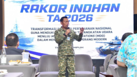 Wakil Asisten Perencanaan dan Anggaran Kepala Staf TNI AU (Waasrena KSAU) Marsma TNI Wastum membuka Rapat Koordinasi Industri Pertahanan Tahun Anggaran 2026 yang digelar Staf Perencanaan dan Anggaran TNI AU (Srenaau) di Jakarta, Selasa (29/9/2026).