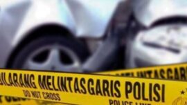 Ilustrasi kecelakaan lalu lintas yang melibatkan sepeda motor. Bukan dokumentasi kecelakaan di Grand Wisata, Bekasi.